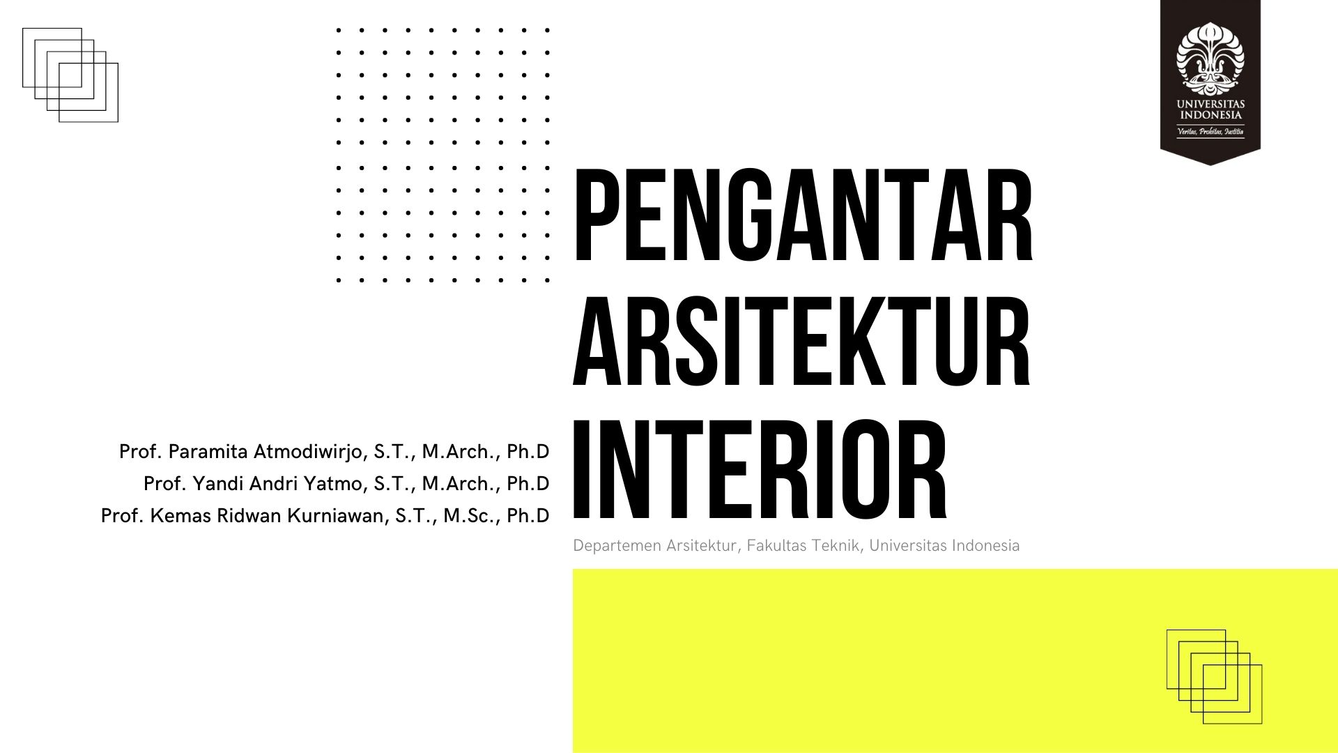 Image Cover MOOCs PENGANTAR ARSITEKTUR INTERIOR