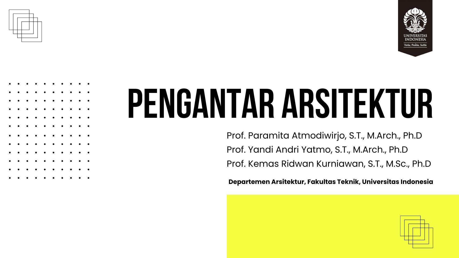 Image Cover MOOCs PENGANTAR ARSITEKTUR